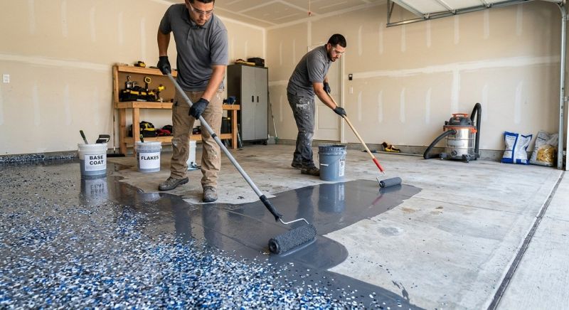 Epoxy Coating Installation in Greenville, SC