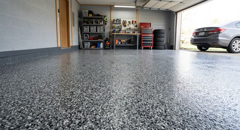 Epoxy Garage Flooring Installation in Greensboro, NC